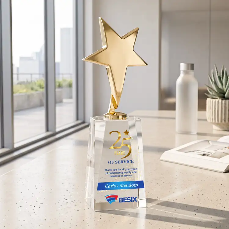 Trophée étoile Tuscany sur socle Cairns - Multicolore #5
