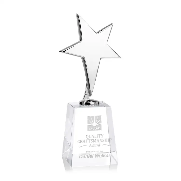 Tuscany Star Award on Celestina Base - Engraved #2