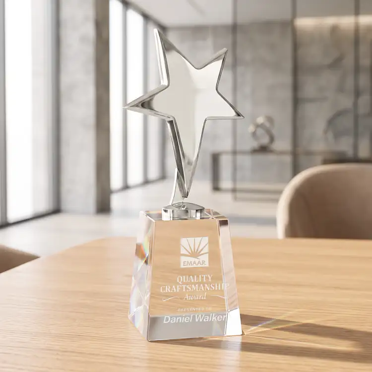 Tuscany Star Award on Celestina Base - Engraved #6