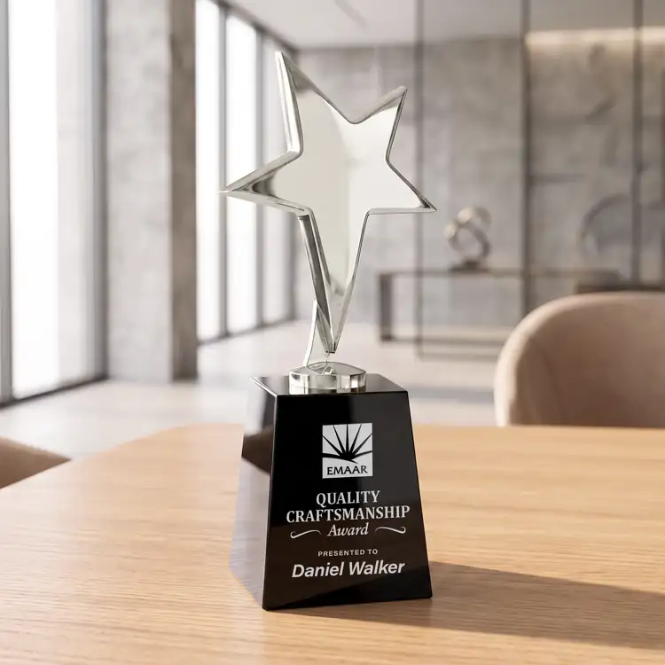 Tuscany Star Award on Celestina Base - Engraved #7