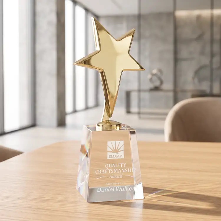 Tuscany Star Award on Celestina Base - Engraved #8