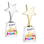 Trophée étoile Tuscany sur socle Celestina - Multicolore