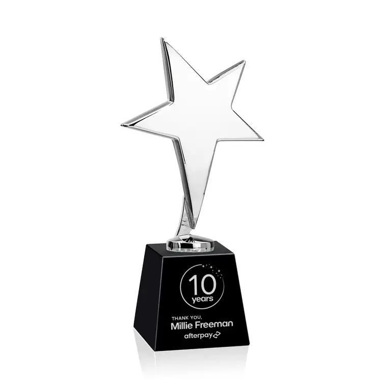 Tuscany Star Award on Fortino Base - Engraved #3