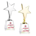 Trophée étoile Tuscany sur socle Fortino - Multicolore