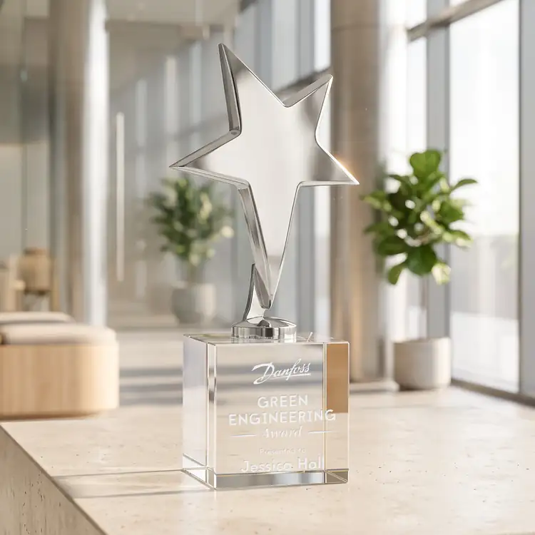 Tuscany Star Award on Granby Base - Engraved #4
