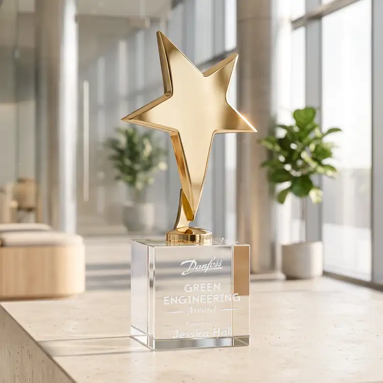 Tuscany Star Award on Granby Base - Engraved #5