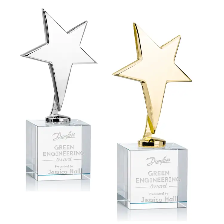 Tuscany Star Award on Granby Base - Engraved