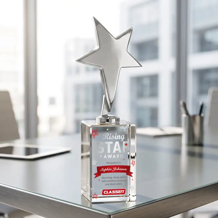Tuscany Star Award on Lexington Base - Multicolor #4