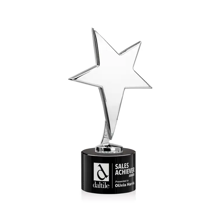 Tuscany Star Award on Marvel Base - Engraved #4
