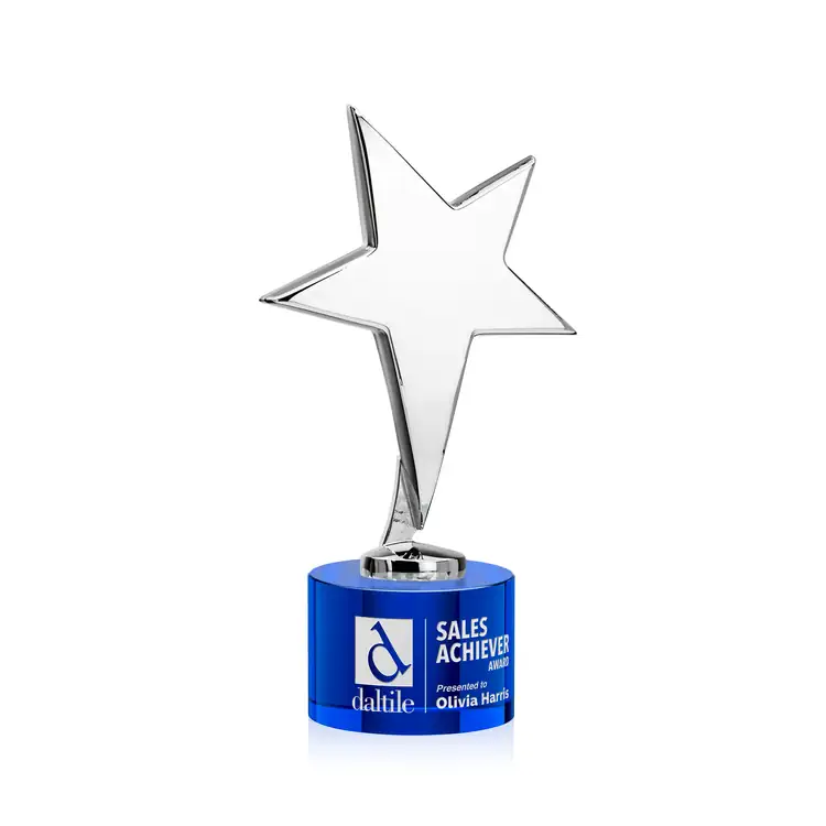 Tuscany Star Award on Marvel Base - Engraved #5