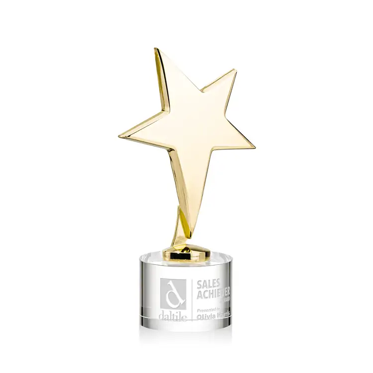 Tuscany Star Award on Marvel Base - Engraved #6