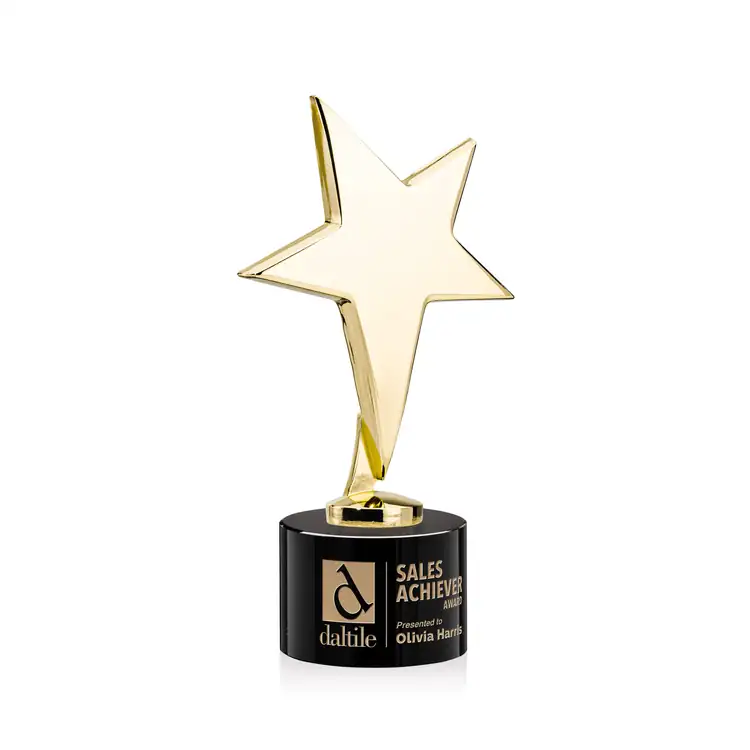 Tuscany Star Award on Marvel Base - Engraved #8