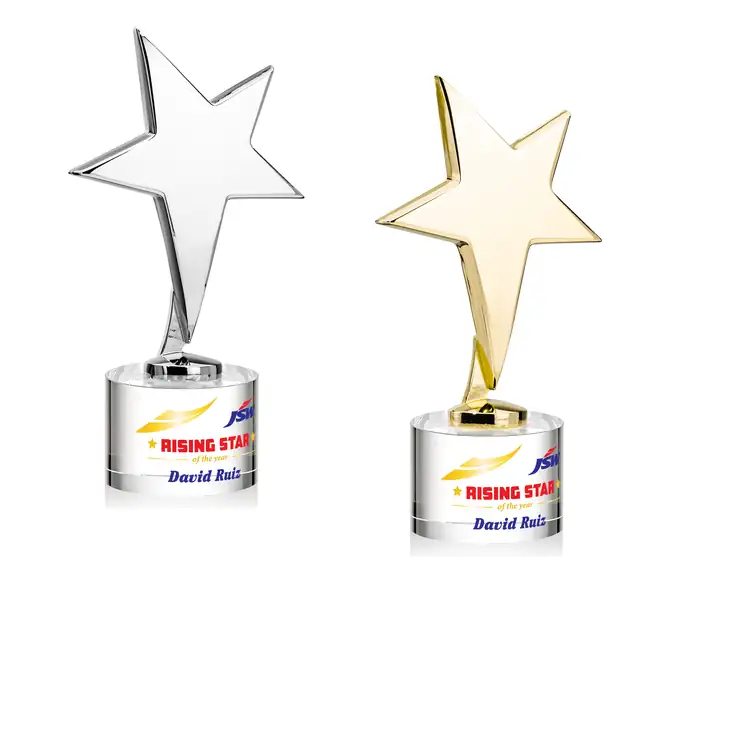 Trophée étoile Tuscany sur socle Marvel - Multicolore