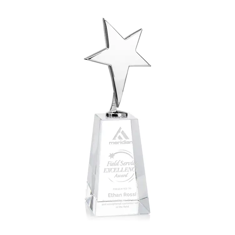 Tuscany Star Award on Novita Base - Engraved #2