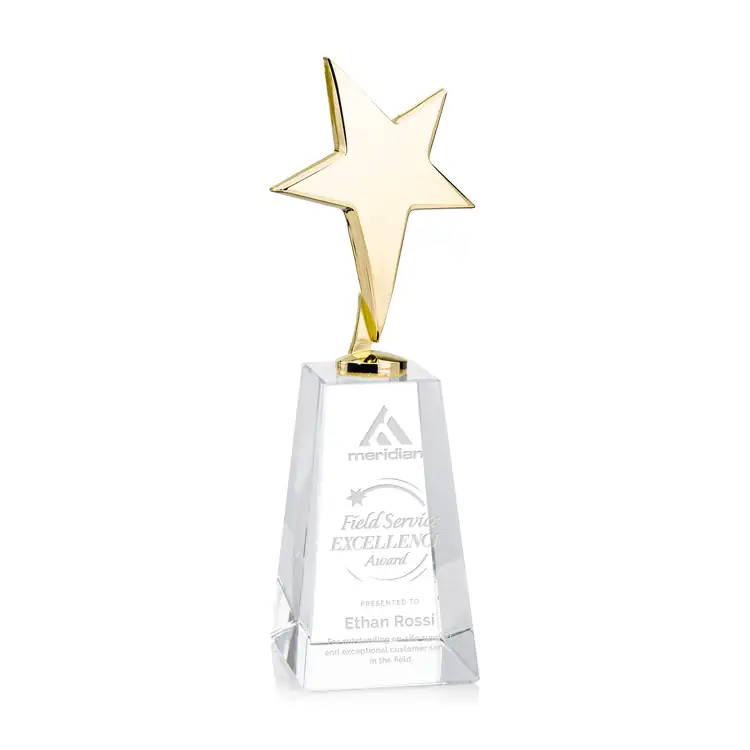 Tuscany Star Award on Novita Base - Engraved #4