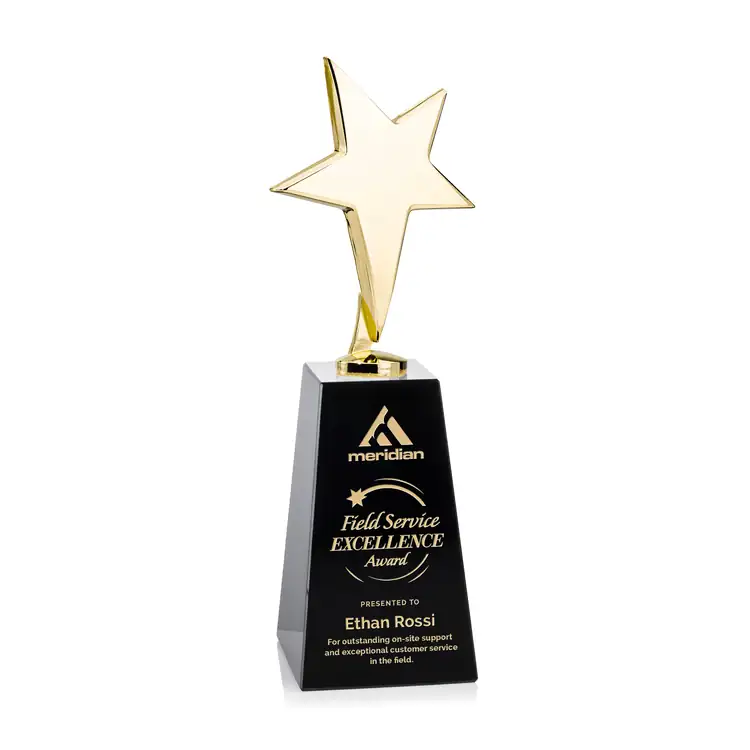 Tuscany Star Award on Novita Base - Engraved #5