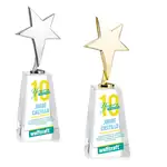 Trophée étoile Tuscany sur socle Novita - Multicolore