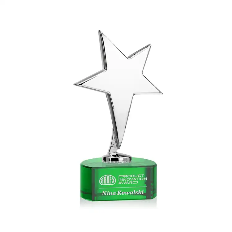 Trophée étoile Tuscany sur socle Paragon - Gravure #3