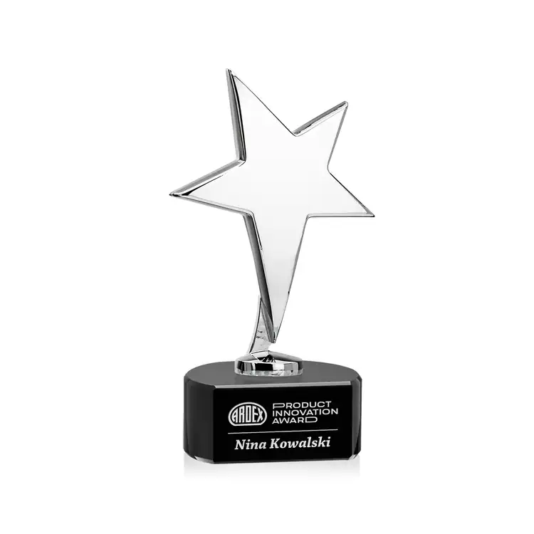 Trophée étoile Tuscany sur socle Paragon - Gravure #4