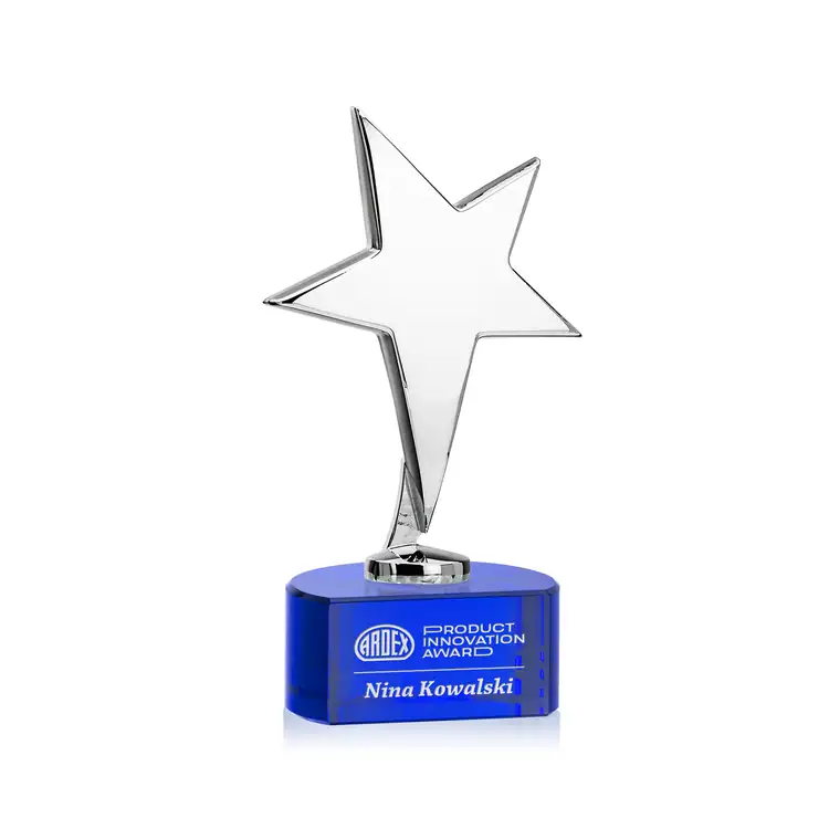 Trophée étoile Tuscany sur socle Paragon - Gravure #5