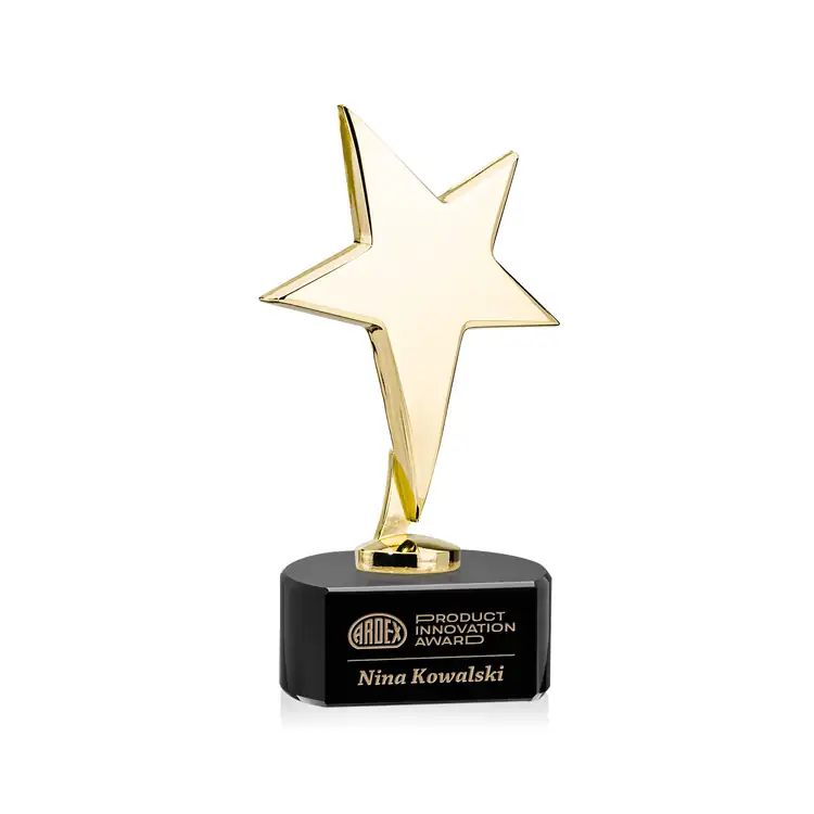 Trophée étoile Tuscany sur socle Paragon - Gravure #8