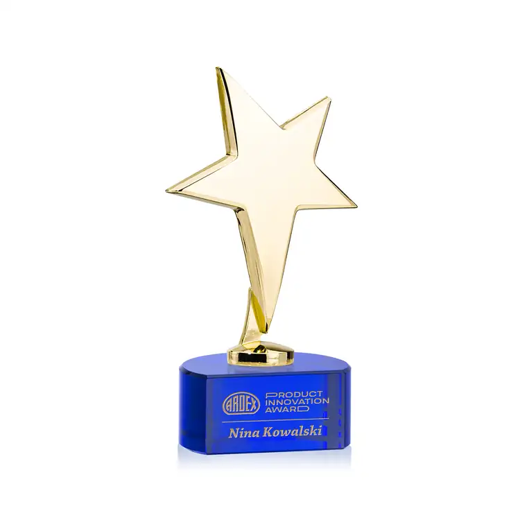 Trophée étoile Tuscany sur socle Paragon - Gravure #9