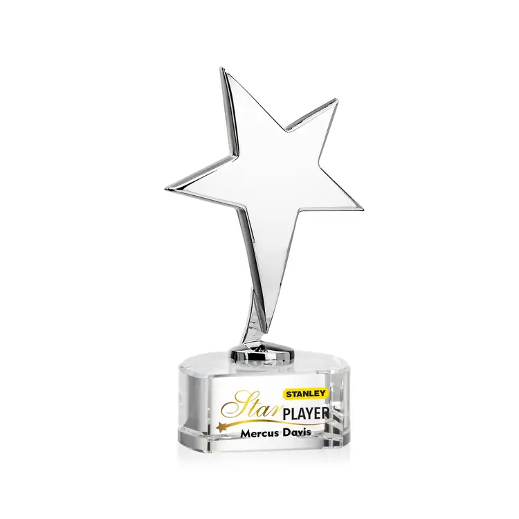 Trophée étoile Tuscany sur socle Paragon - Multicolore #2