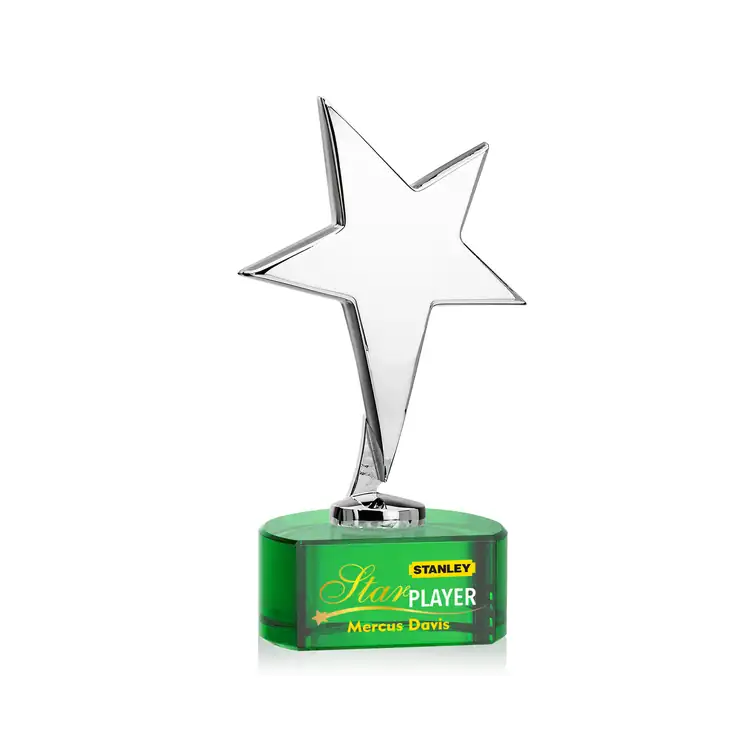 Trophée étoile Tuscany sur socle Paragon - Multicolore #3