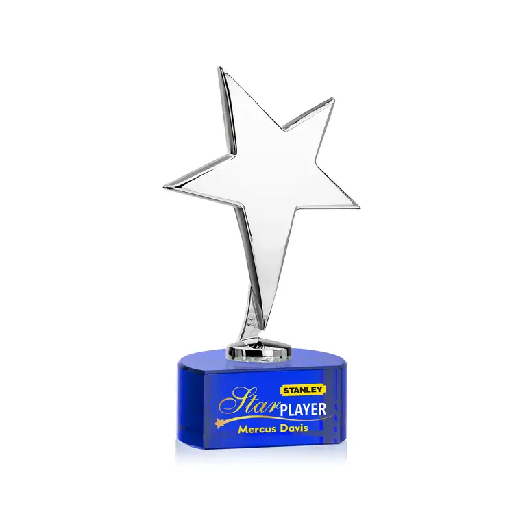 Trophée étoile Tuscany sur socle Paragon - Multicolore #5