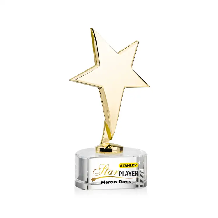 Trophée étoile Tuscany sur socle Paragon - Multicolore #6