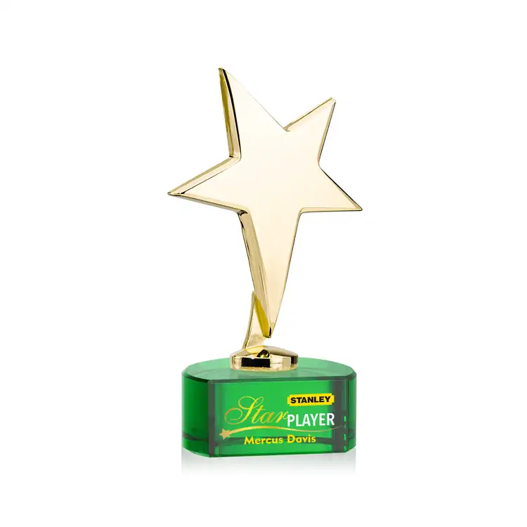 Trophée étoile Tuscany sur socle Paragon - Multicolore #7