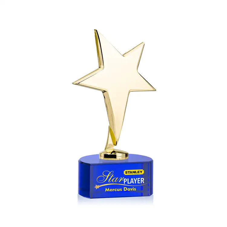 Trophée étoile Tuscany sur socle Paragon - Multicolore #9
