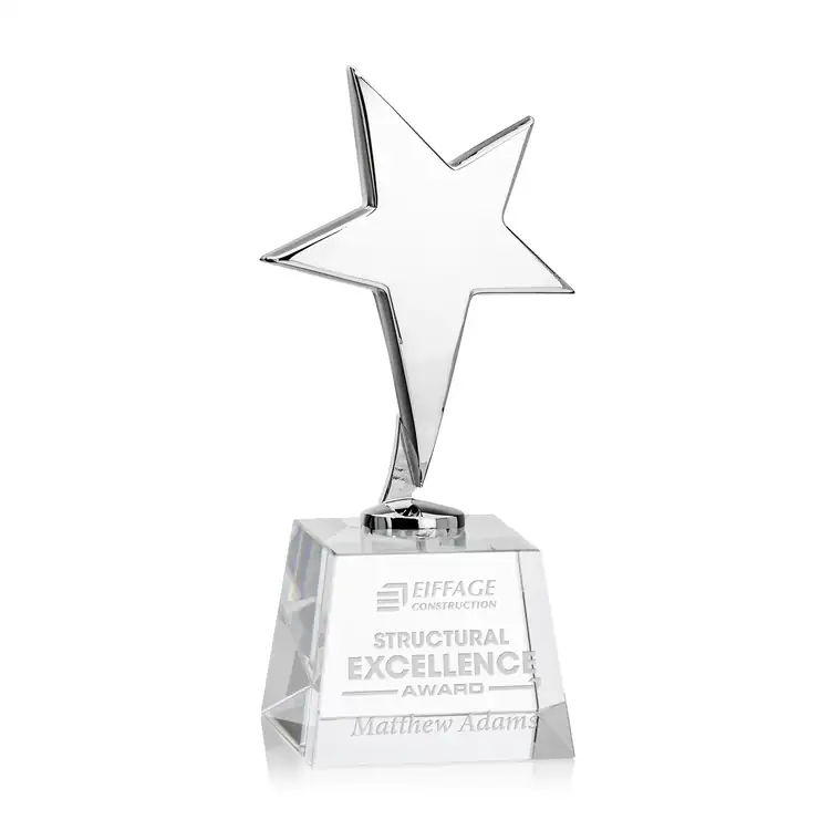 Tuscany Star Award on Robson Base - Engraved #2