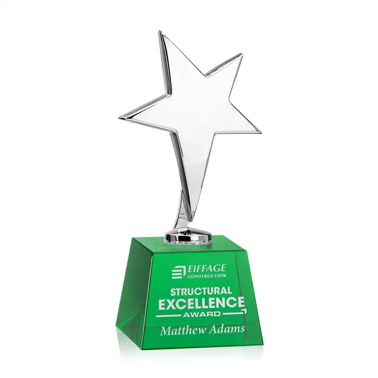 Tuscany Star Award on Robson Base - Engraved #3