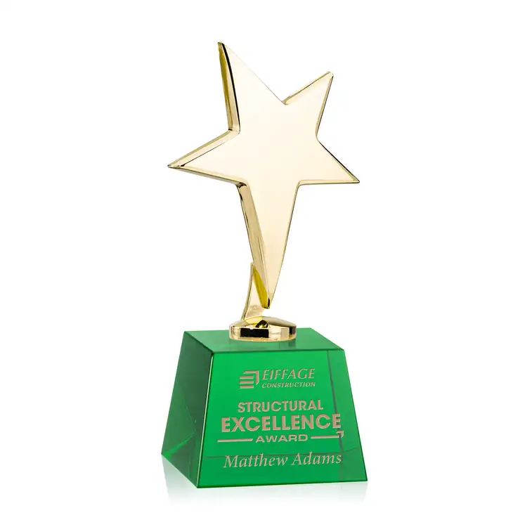 Tuscany Star Award on Robson Base - Engraved #7