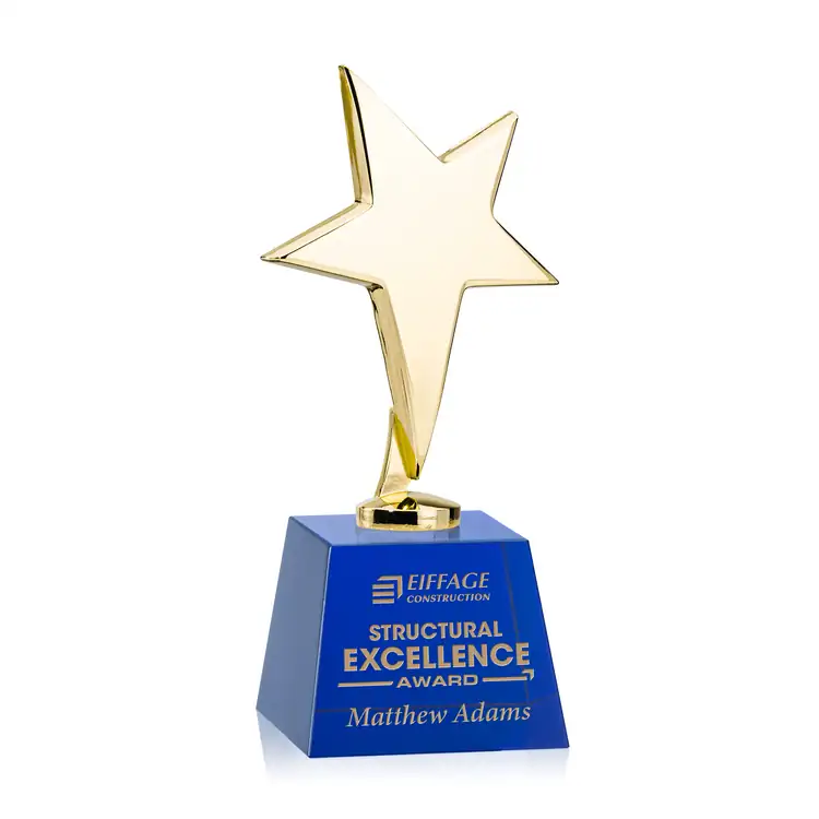 Tuscany Star Award on Robson Base - Engraved #9