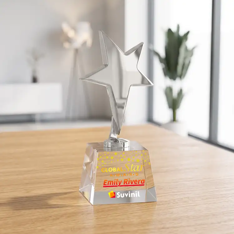 Trophée étoile Tuscany sur socle Robson - Multicolore #10