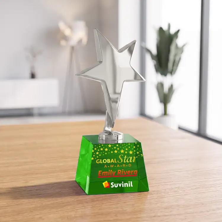 Trophée étoile Tuscany sur socle Robson - Multicolore #11