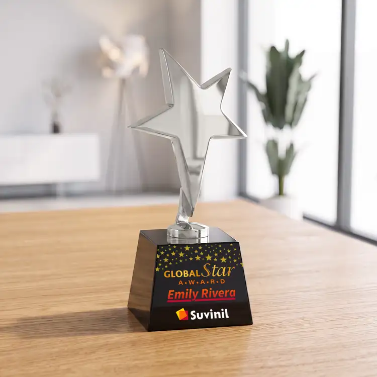 Trophée étoile Tuscany sur socle Robson - Multicolore #12