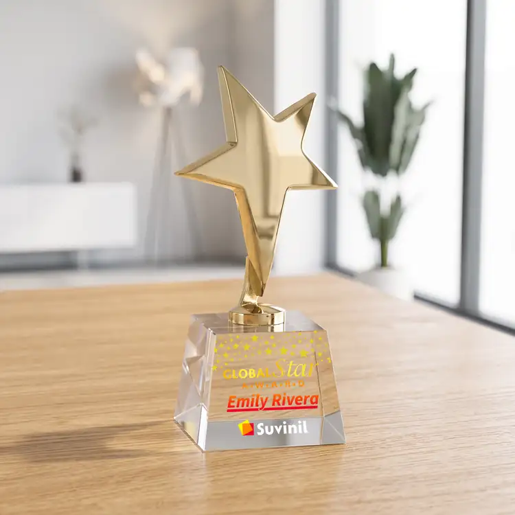 Trophée étoile Tuscany sur socle Robson - Multicolore #14