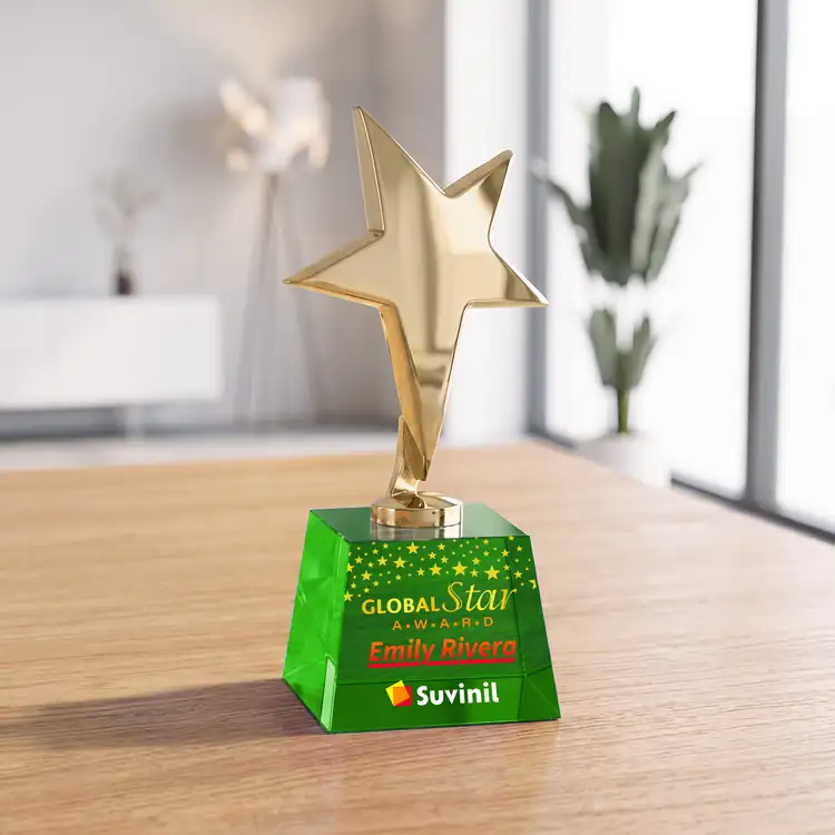 Trophée étoile Tuscany sur socle Robson - Multicolore #15
