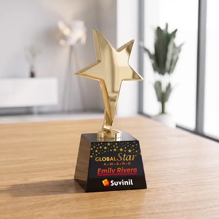 Trophée étoile Tuscany sur socle Robson - Multicolore #16