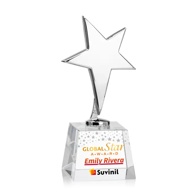 Trophée étoile Tuscany sur socle Robson - Multicolore #2