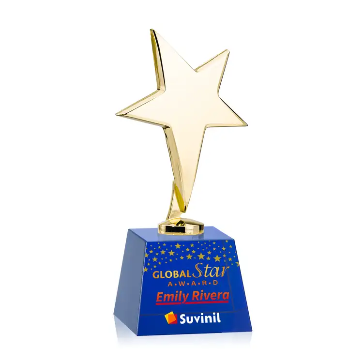 Trophée étoile Tuscany sur socle Robson - Multicolore #9