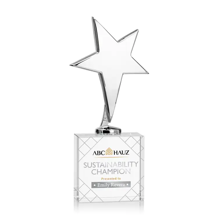 Tuscany Star Award on Woodlawn Base - Multicolor #2