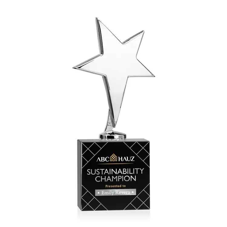 Tuscany Star Award on Woodlawn Base - Multicolor #4