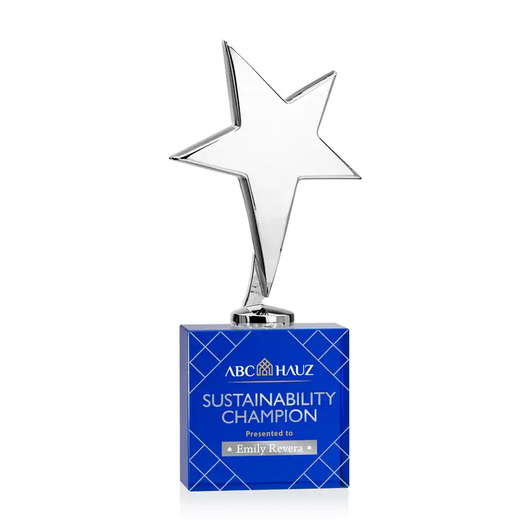 Tuscany Star Award on Woodlawn Base - Multicolor #5