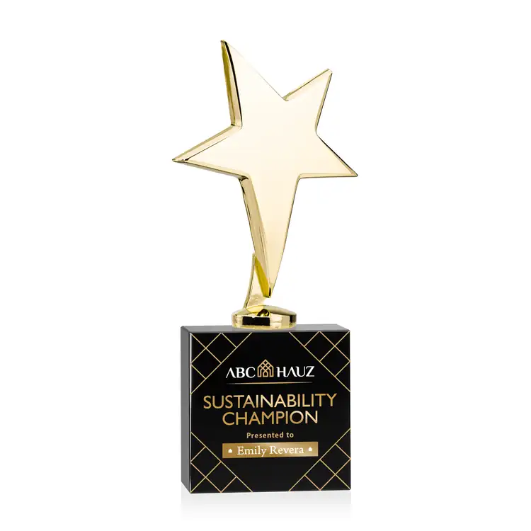 Tuscany Star Award on Woodlawn Base - Multicolor #8