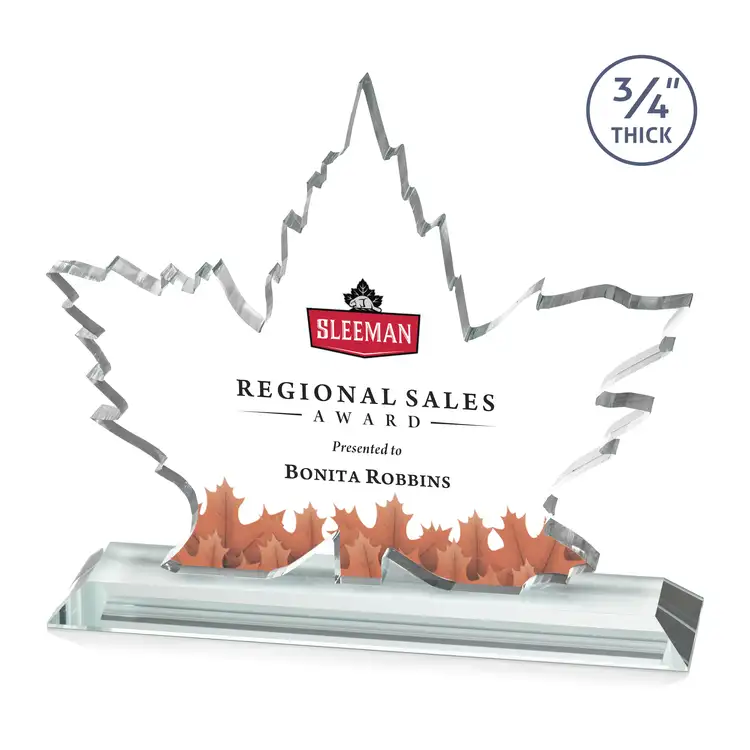 Maple Leaf Award - Starfire Crystal - Multicolor #2