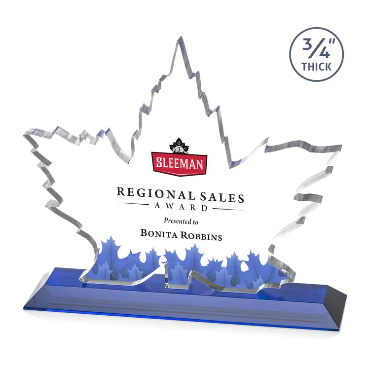 Maple Leaf Award - Starfire Crystal - Multicolor #6